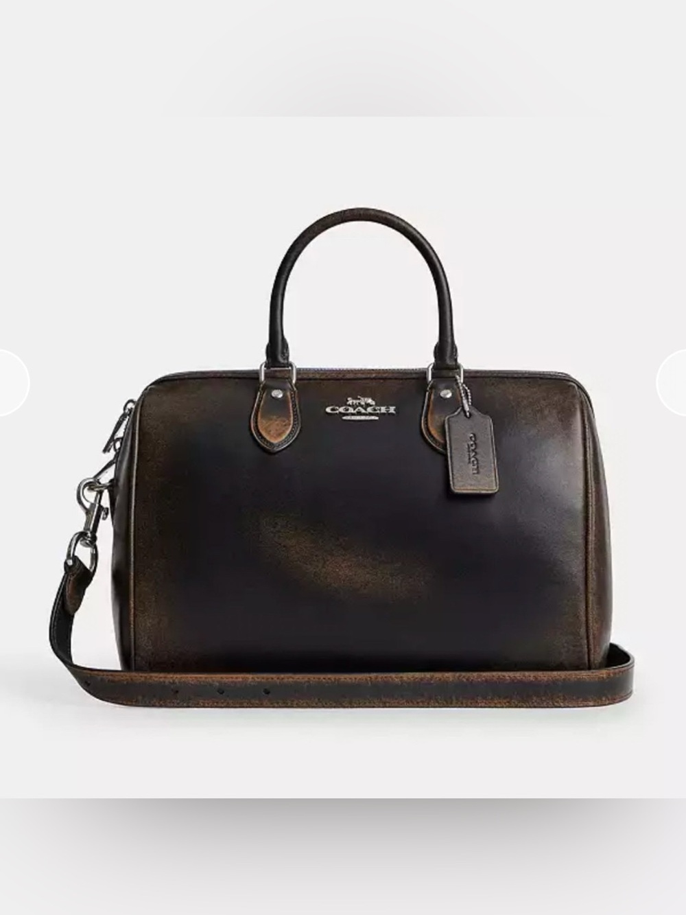Coach Rowan Large Satchel Bag in Loved Leather NWT